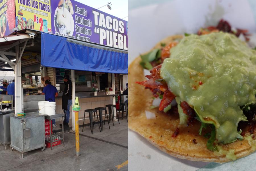 “Tacos Puebla” en Tijuana recibe 8.1 por su deliciosa adobada y salsa
