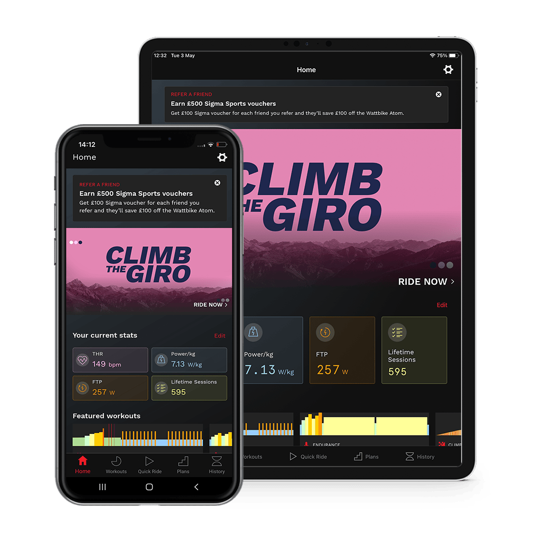 Wattbike Hub app Wattbike US