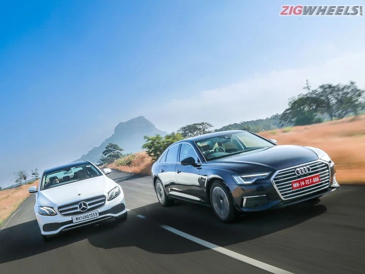 Audi A6 Vs MercedesBenz EClass Comparison Review ZigWheels