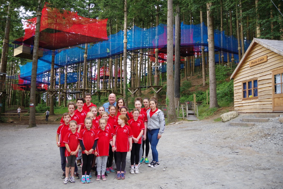 Treetop Nets opens at Zip World Fforest Zip World