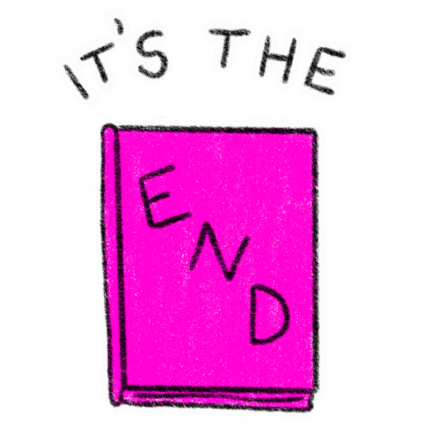 The End Sticker by Fabiola Lara / Casa Girl for iOS