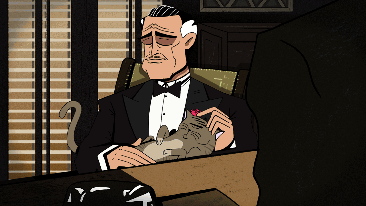 Cat Godfather GIF by Nishanth Sanjay Find & Share on GIPHY