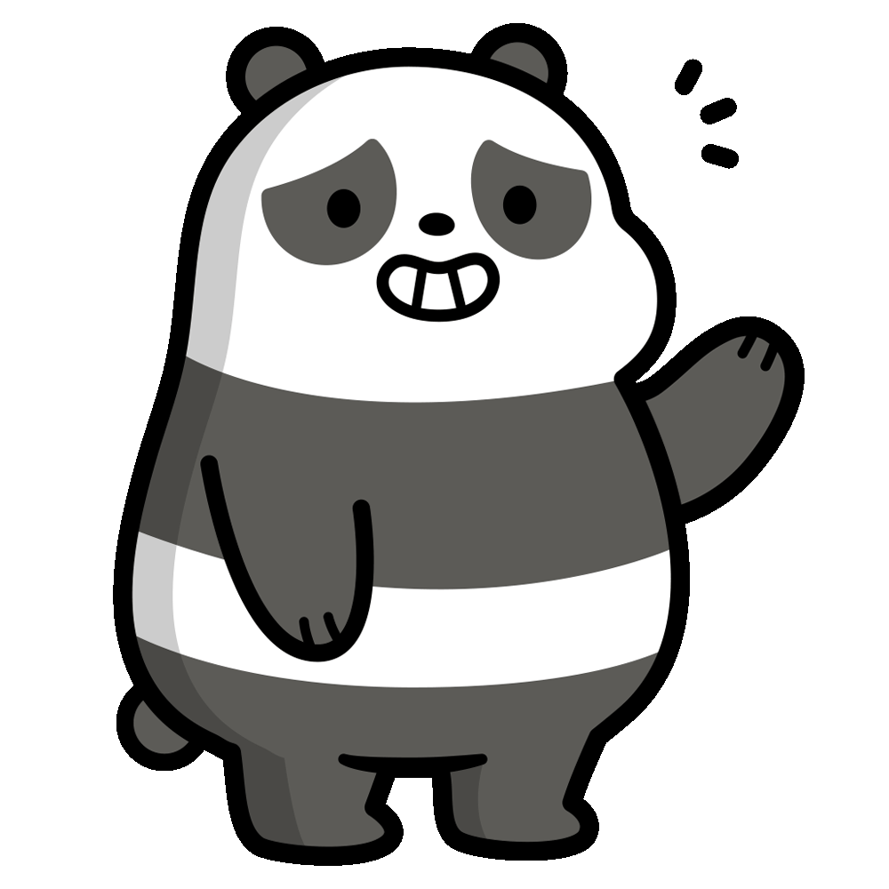 Panda Saludo Sticker by CNLA for iOS & Android GIPHY