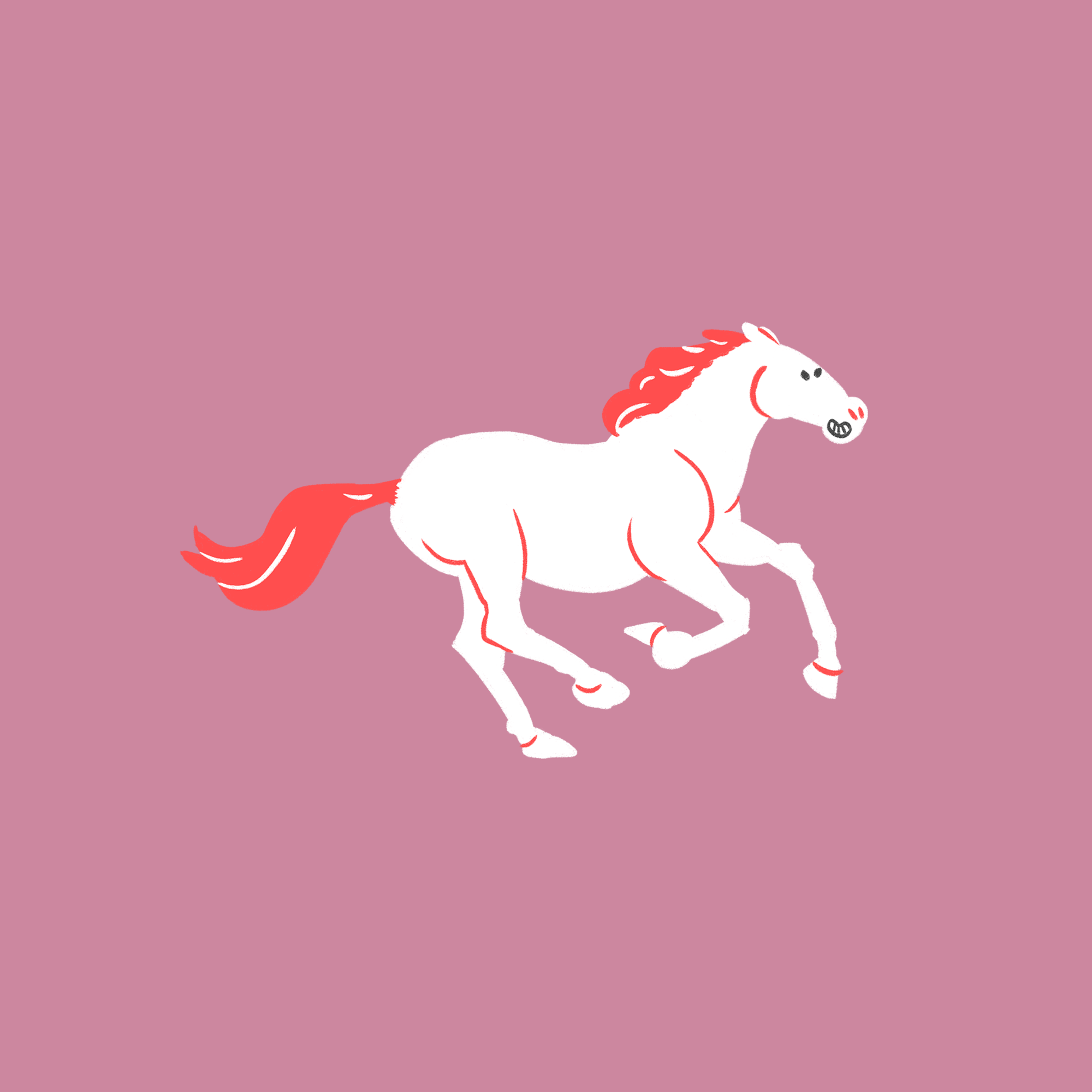Animation Horse GIF by Gonchi casas Find & Share on GIPHY