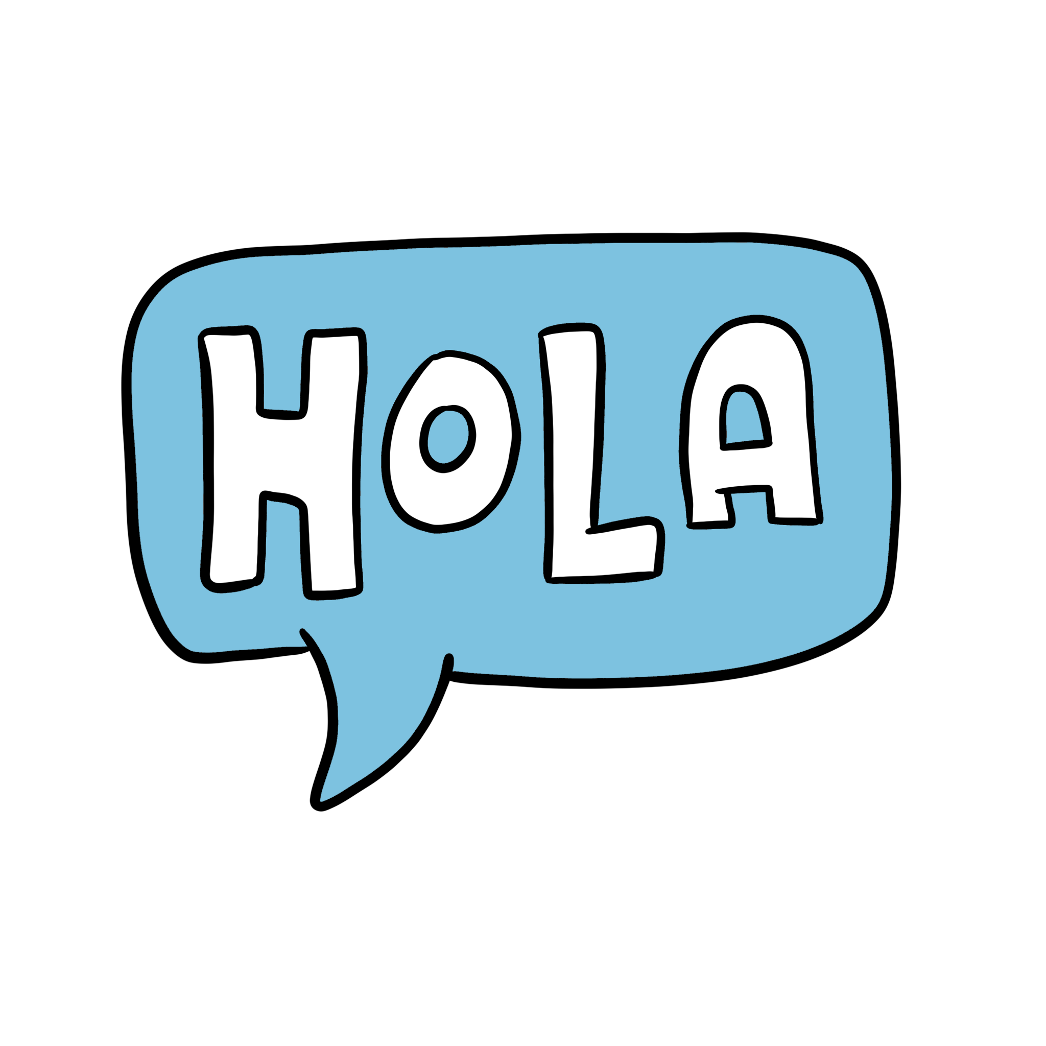 Spanish Hello Sticker by Rafs Design for iOS & Android GIPHY
