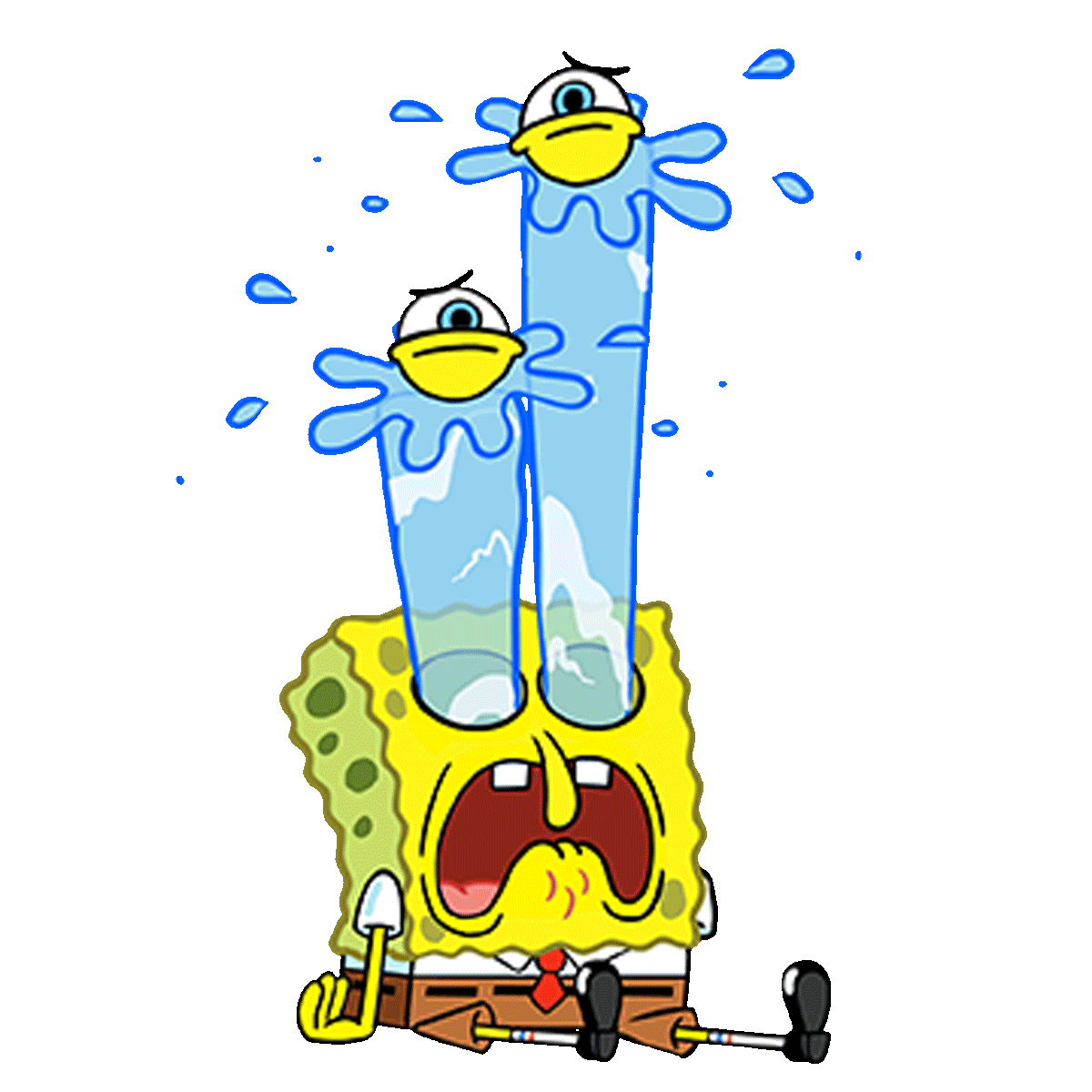 Sad Animation Sticker by SpongeBob SquarePants for iOS & Android GIPHY