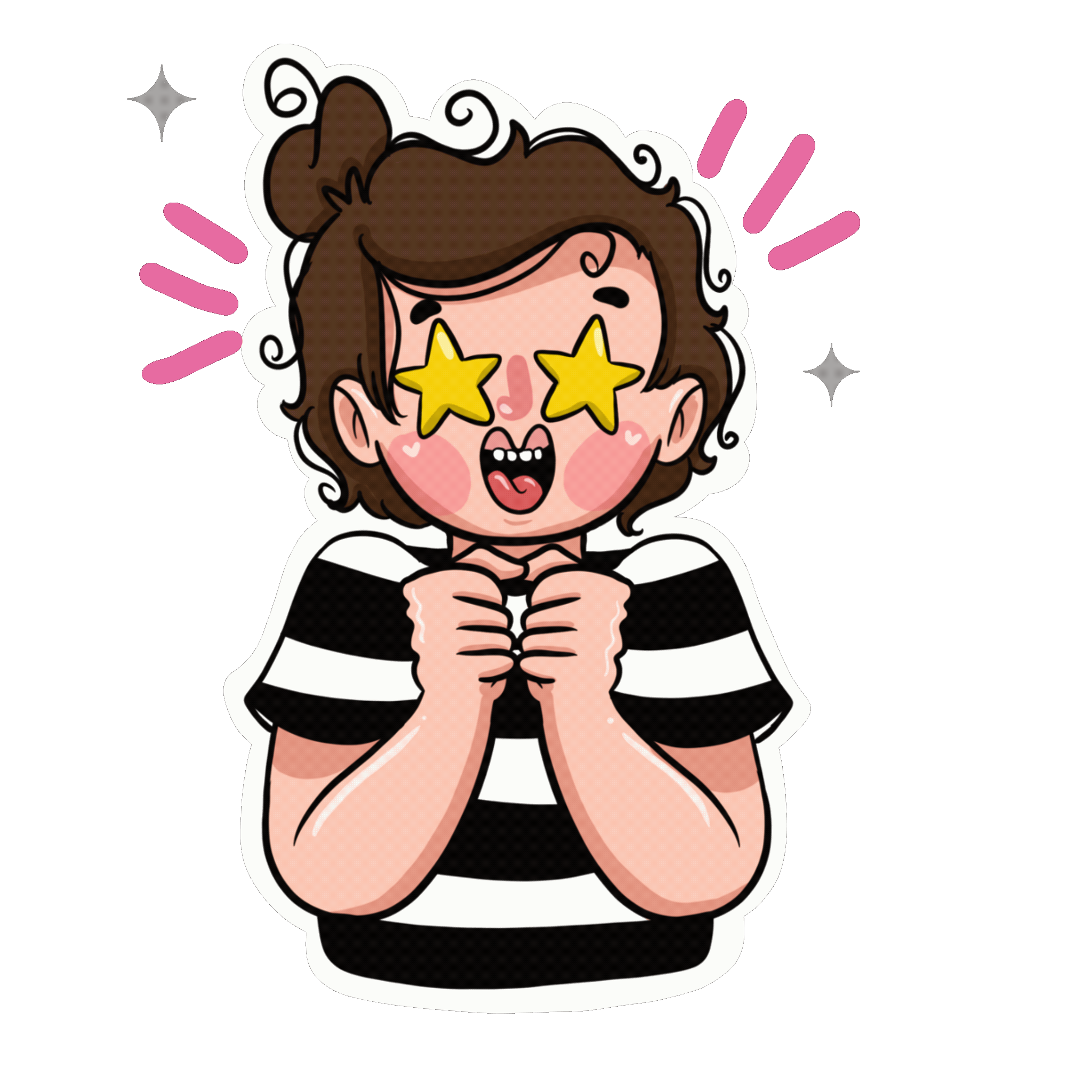 Happy Star Sticker for iOS & Android GIPHY