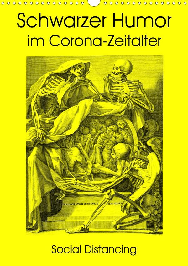 Claus Liepke Schwarzer Humor im CoronaZeitalter (Wandkalender 2021