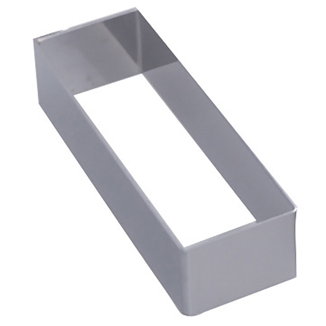 ST/STEEL RECTANGULAR RING, stainless steel, 12x4x4cm, Rings De Buyer