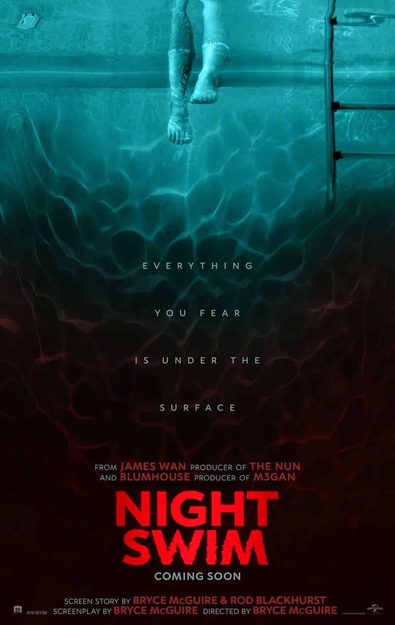 First Trailer for Scary Pool Horror 'Night Swim' Produced by James Wan