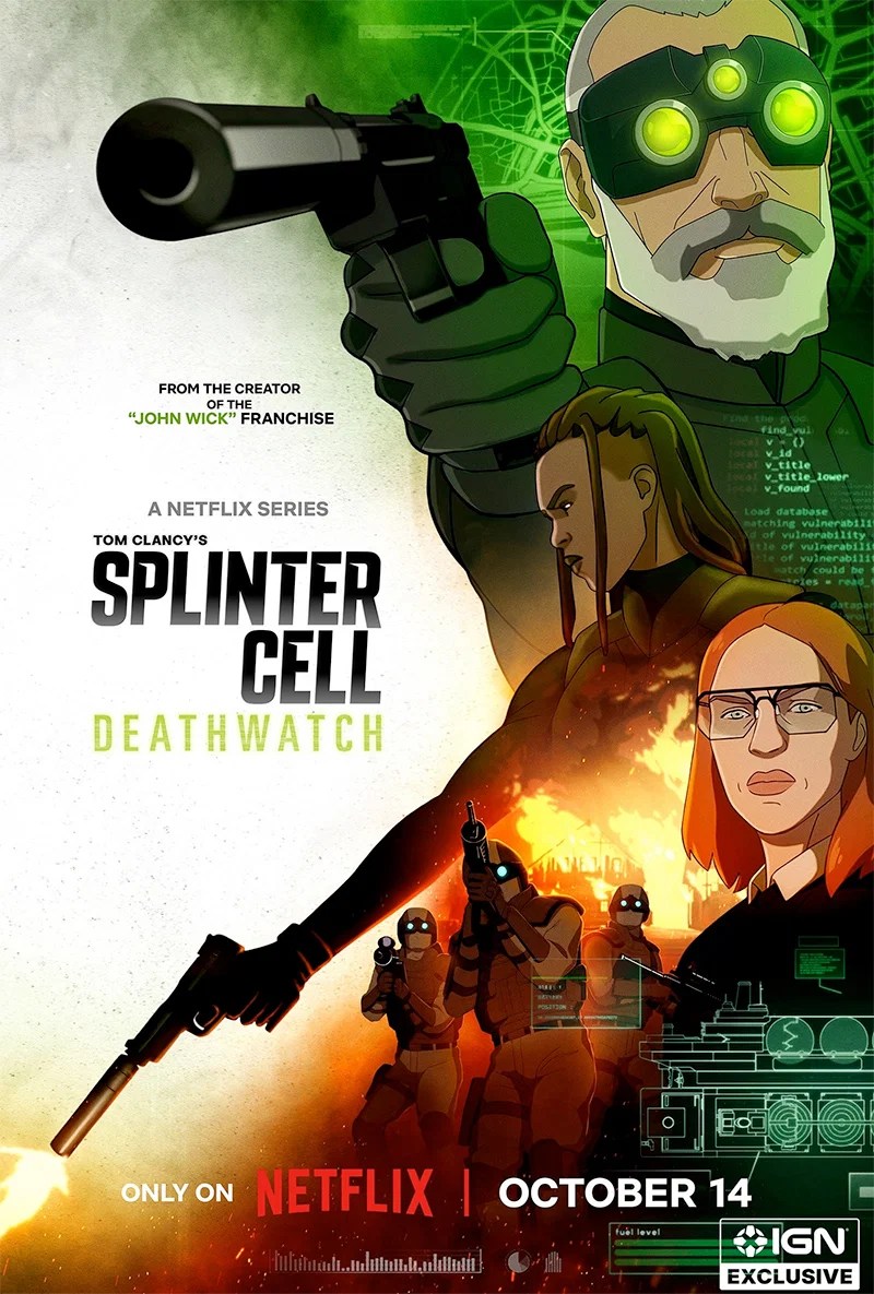 Official Trailer For Ubisoft Netflixs Splinter Cell Deathwatch