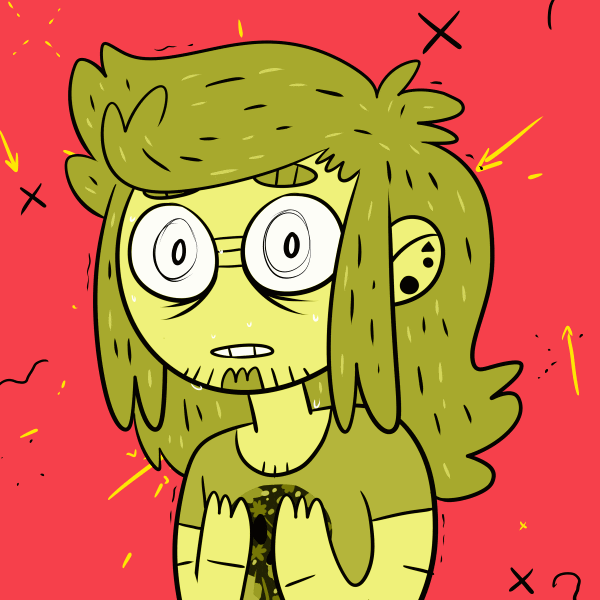 动态图GIF cartoon, stress, panic, anxious, hallucination, panic attack