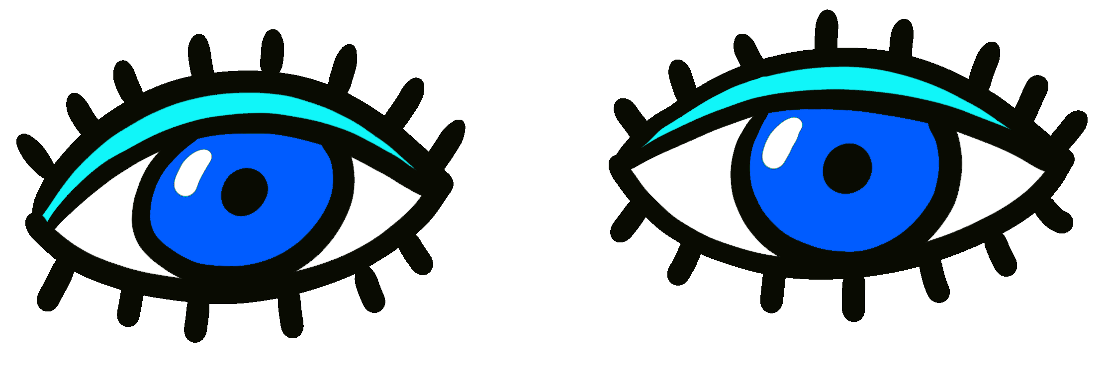 Cartoon Eyes Sticker by Jelene for iOS & Android GIPHY