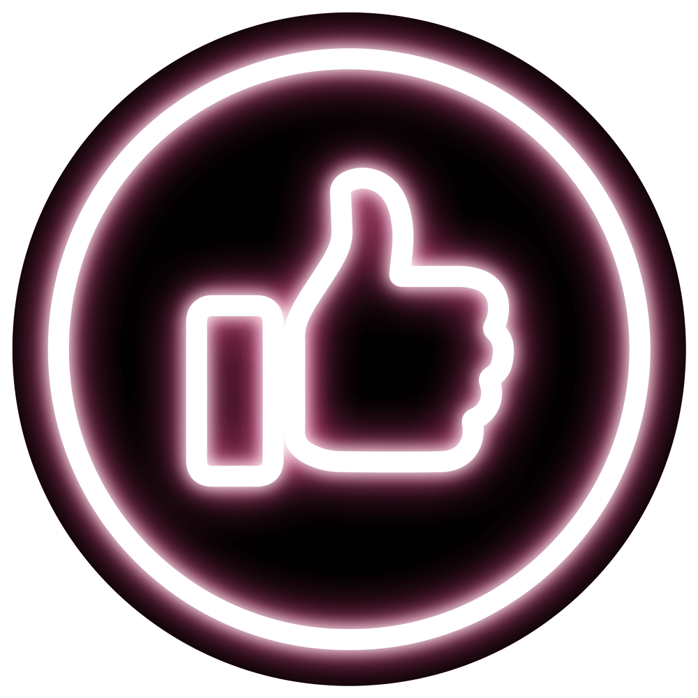 Neon Lights Thumbs Up Sticker by E.ON for iOS & Android GIPHY