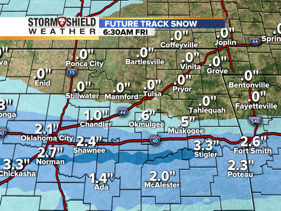 How much snow will we get?