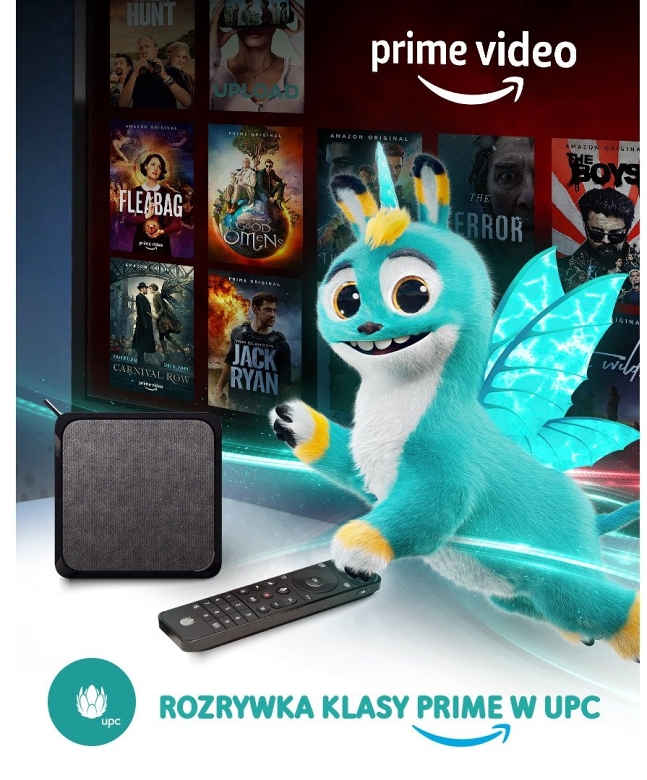 Amazon Prime Video w dekoderach UPC 4K TV Box UPC, Amazon Prime Video