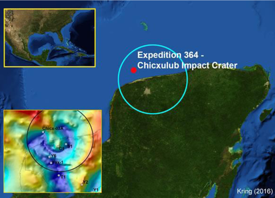 Chicxulub Crater From Space