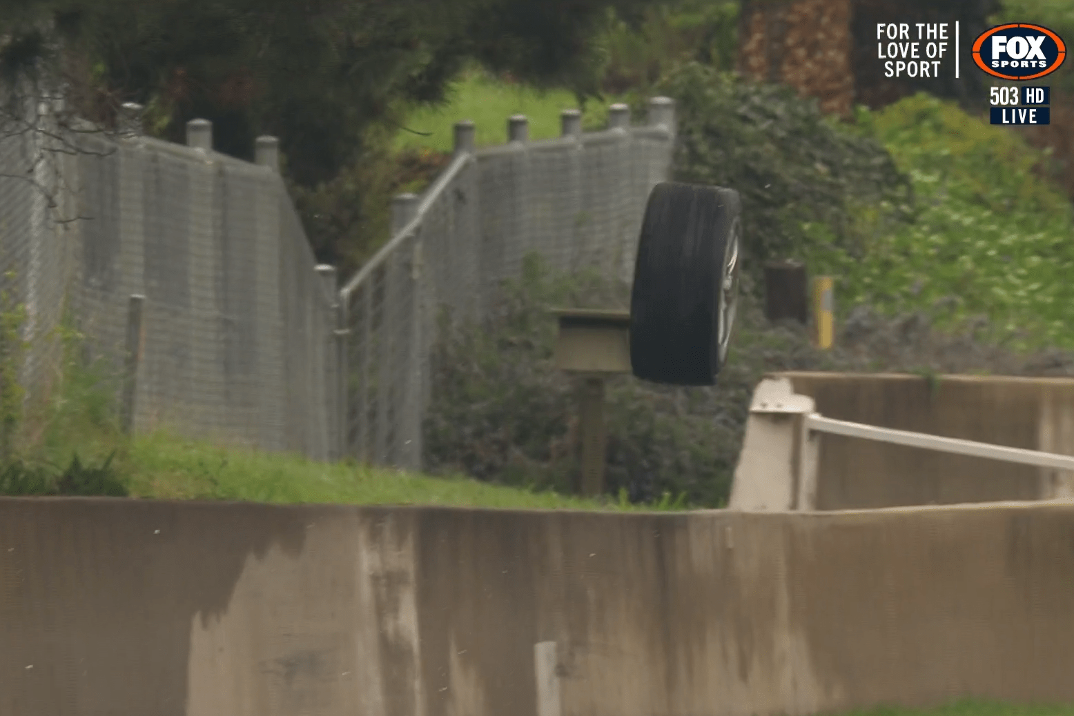 Eggleston fined over stray Super3 wheel