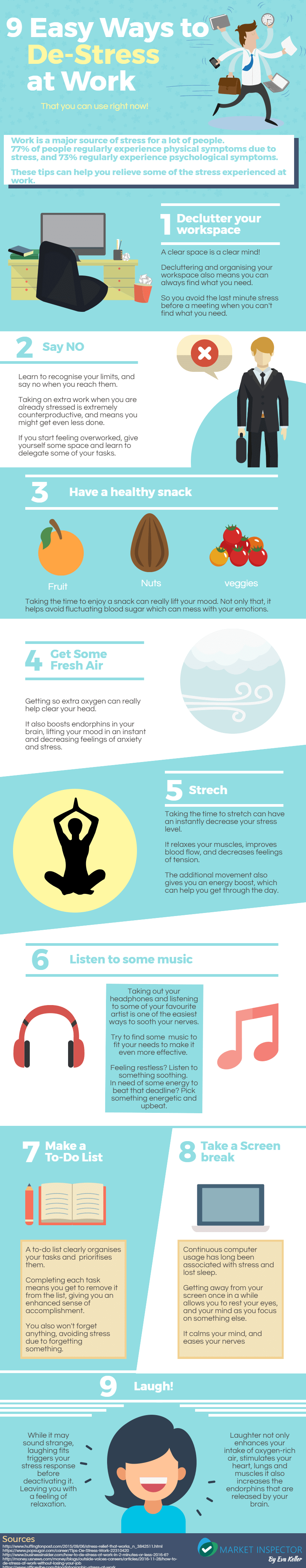 9 Easy Ways To De-Stress At Work | Career Advice
