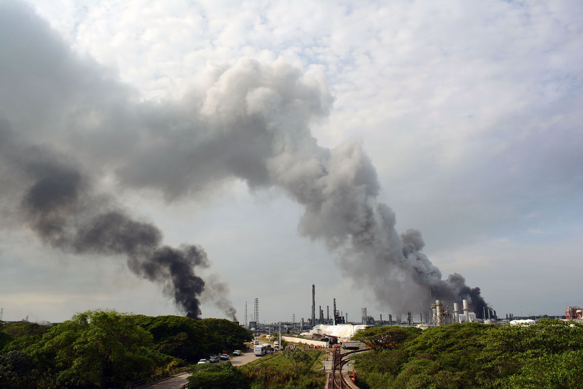 Catástrofe en petroquímica de Coatzacoalcos