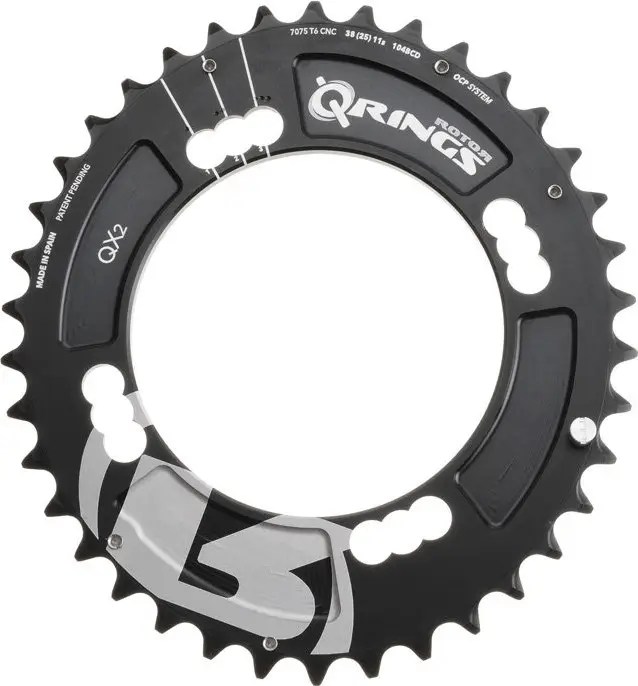 ROTOR Plateau VTT Extérieur QRing XC2 104mm BCD Noir ALLTRICKS