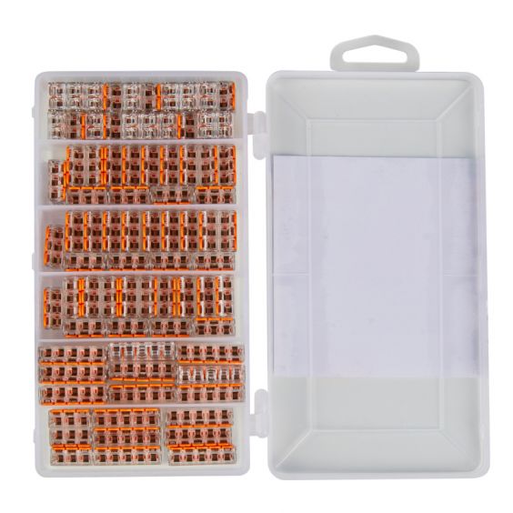 Coffret 80 Wago 221 20x2 Entrées 45x3 Entrées 15x5 Entrées