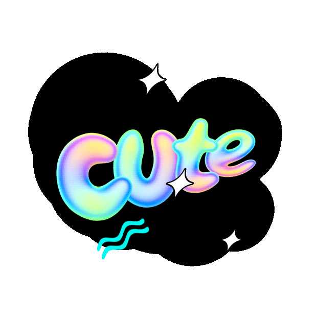 Cute Text Sticker by V5MT for iOS & Android GIPHY