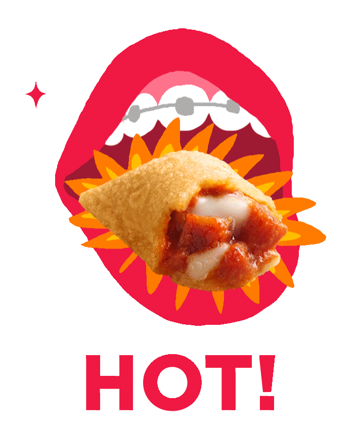 Spicy Pizza Rolls Sticker by Totino's for iOS & Android GIPHY