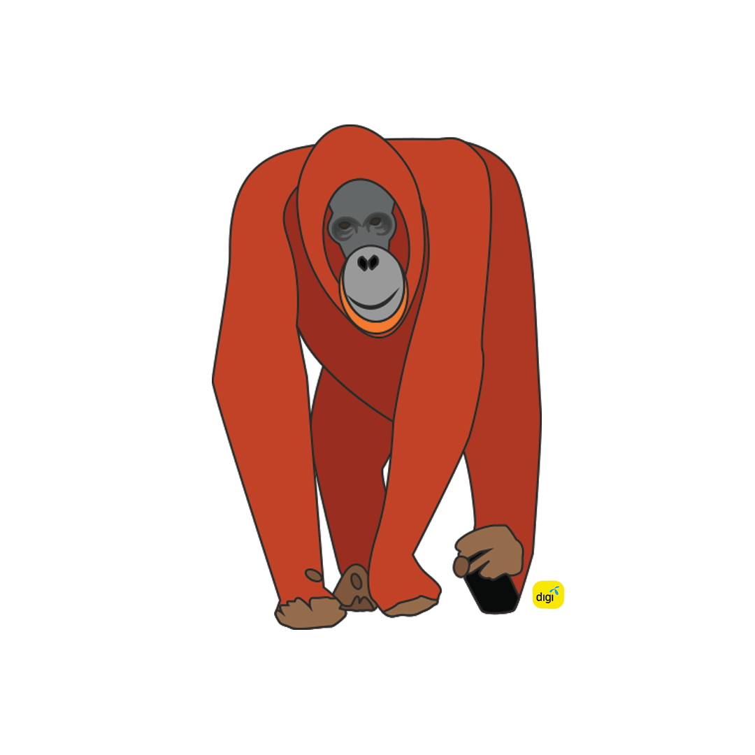 Malaysia Orangutan GIF by Digi Find & Share on GIPHY