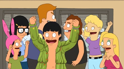 Happy Tina Belcher GIF by Bob's Burgers Find & Share on GIPHY