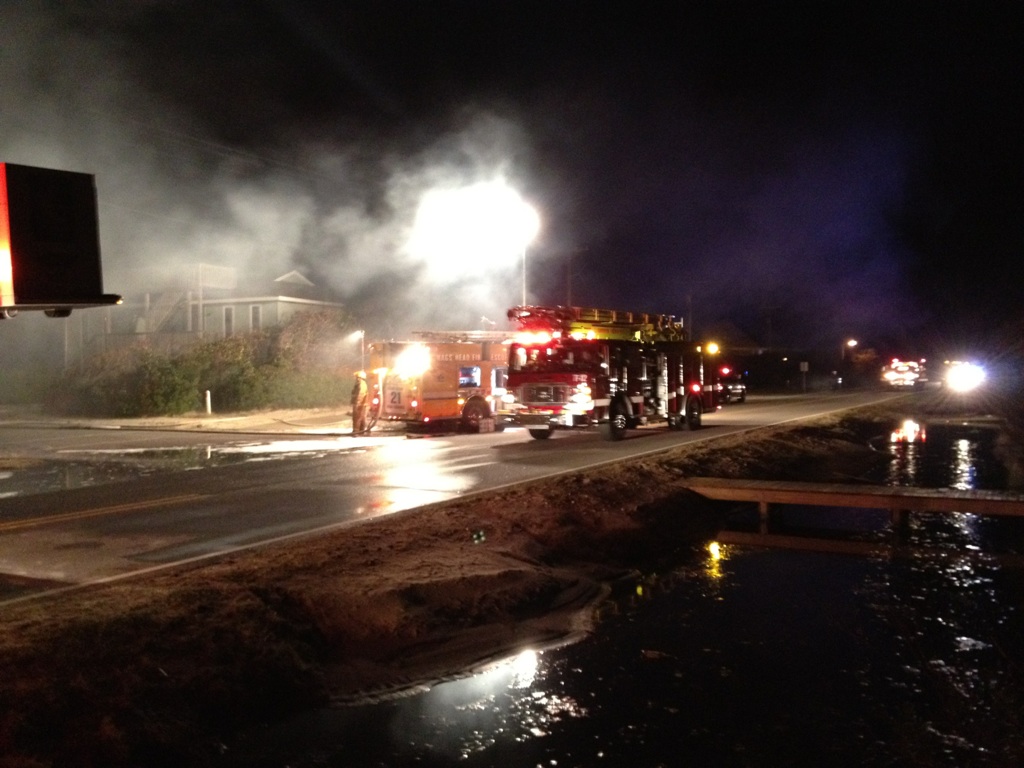 Fire burns two homes in Nags Head