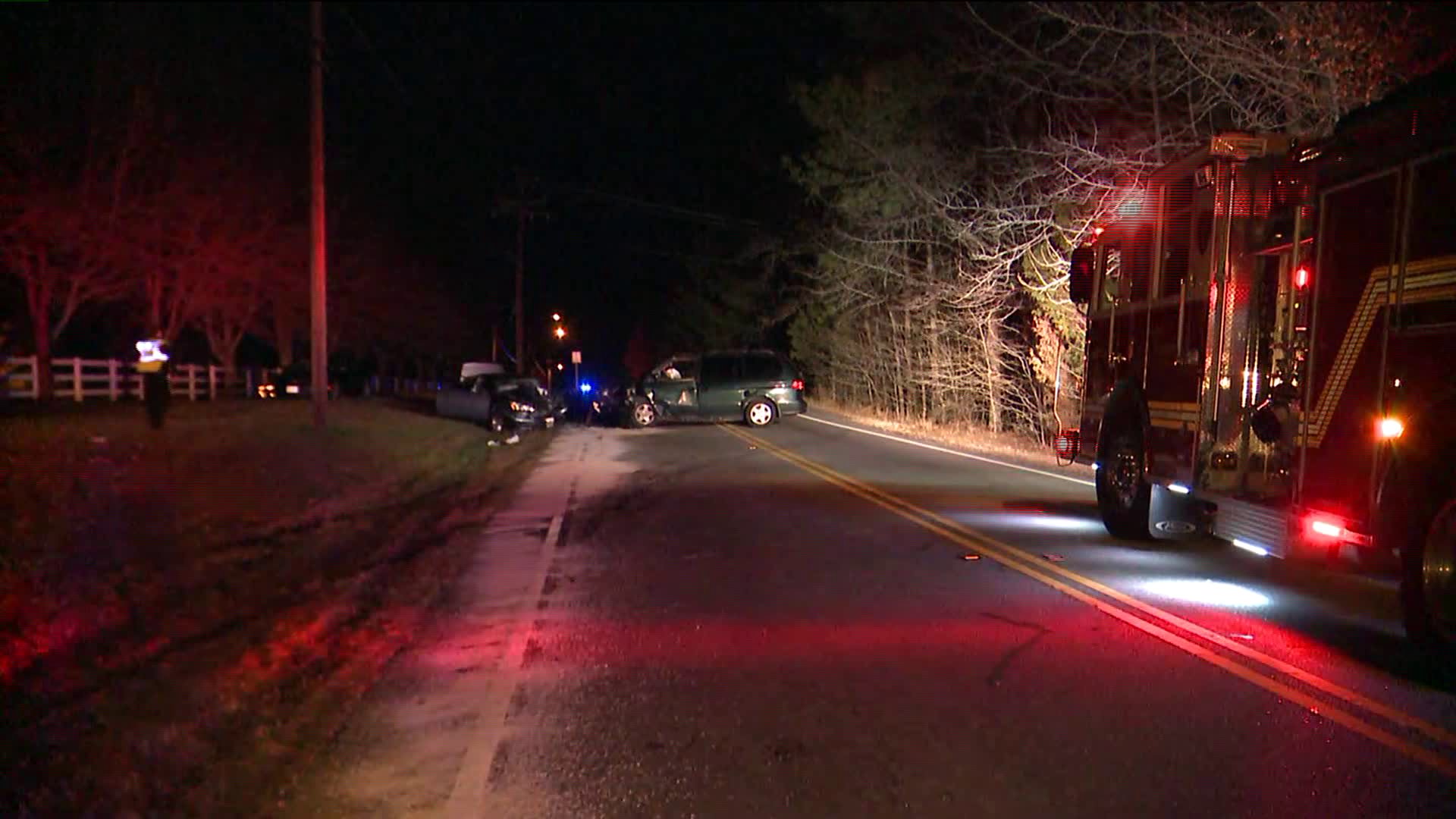 Four injured in headon vehicle accident in Newport News