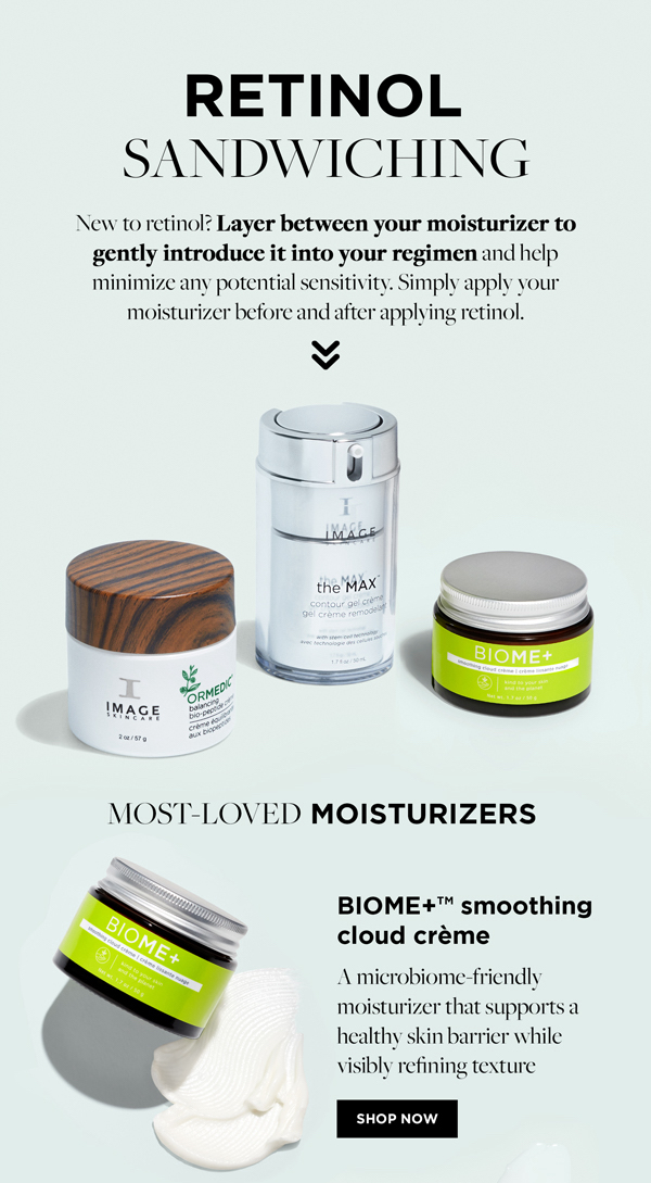 The retinol sandwich method IMAGE Skincare