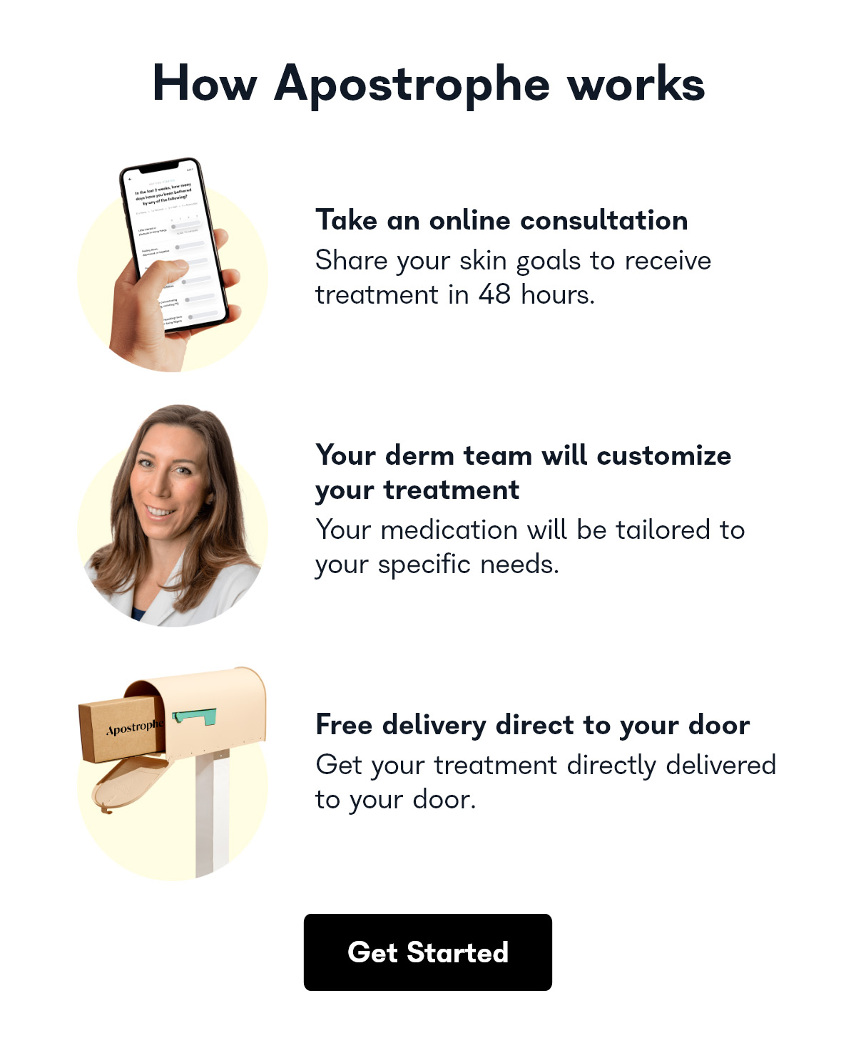 HSA eligible Custom skincare from Apostrophe HSA Store