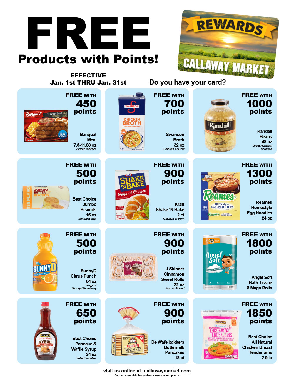 Callaway Market Rewards