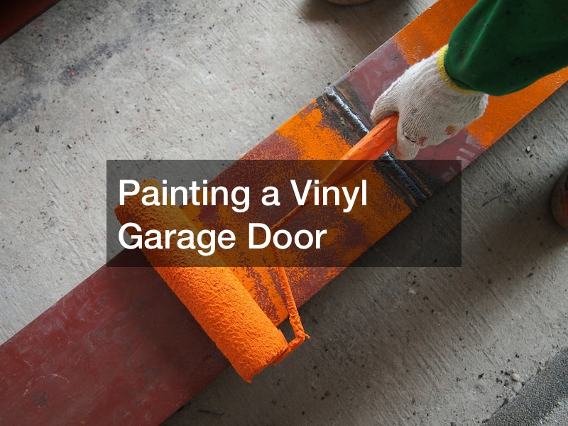 Painting a Vinyl Garage Door Media Content Lab