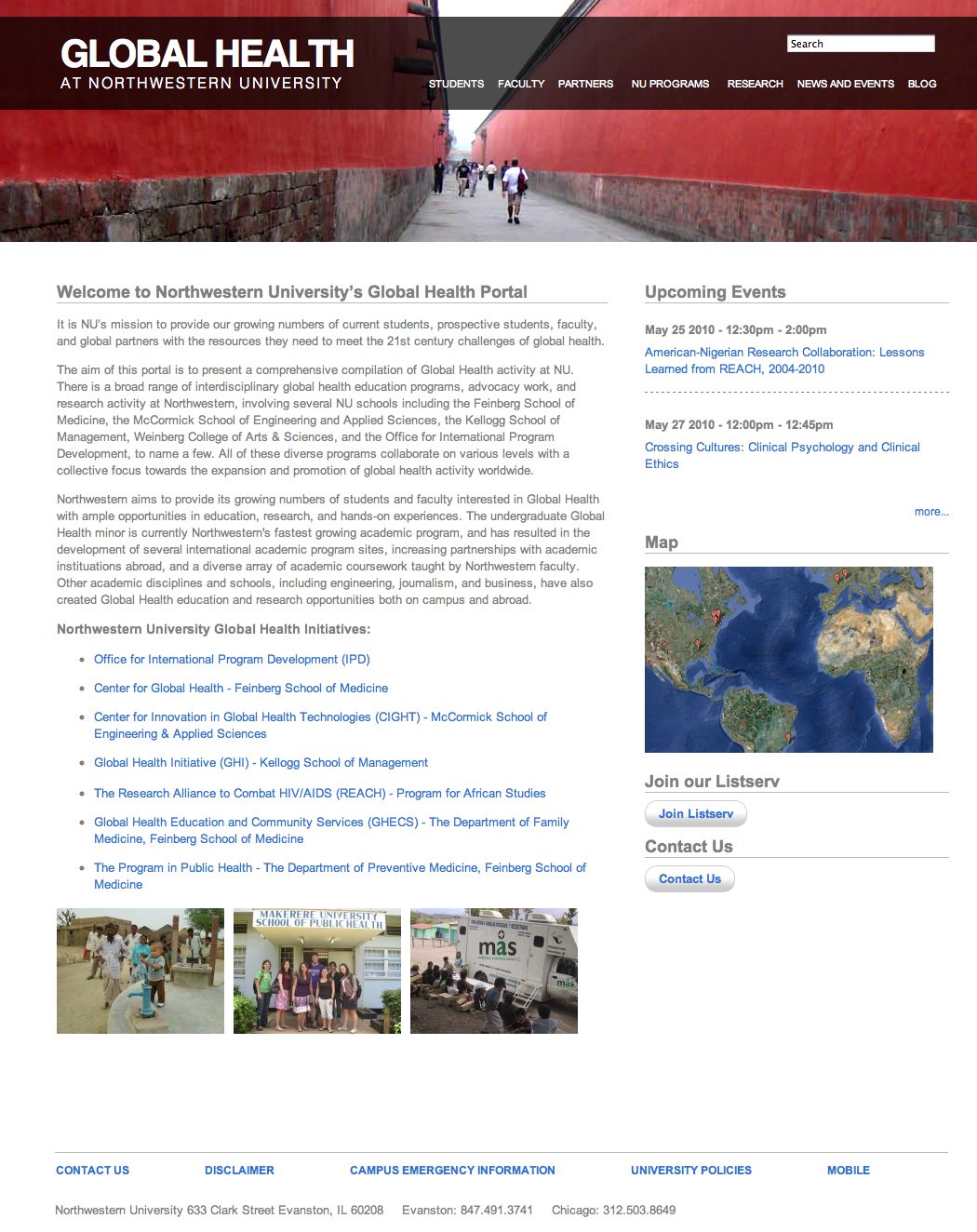 Global Health Portal site launches Northwestern IT Services & Support