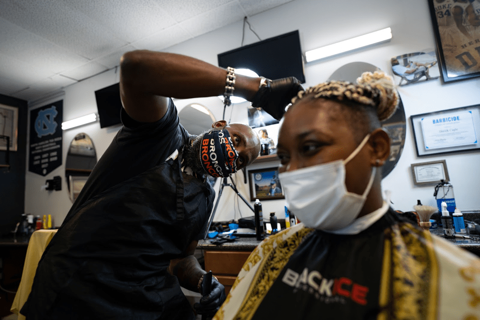 Gentlemen Quarters Academy Mentoring in the barber’s chair UNC Media Hub
