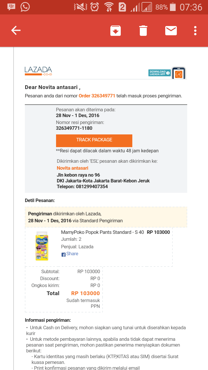 Surat Kuasa Pemasangan Indihome