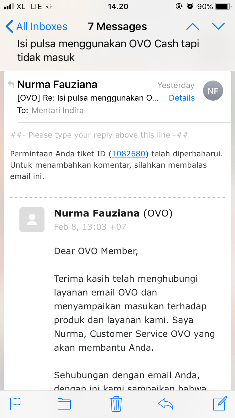 Isi Pulsa Lewat OVO Cash, Saldo Berkurang tapi Pulsa Tidak Masuk