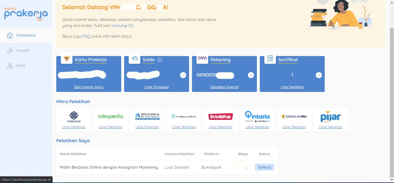 Luar Sekolah Kartu Prakerja Cara Golden