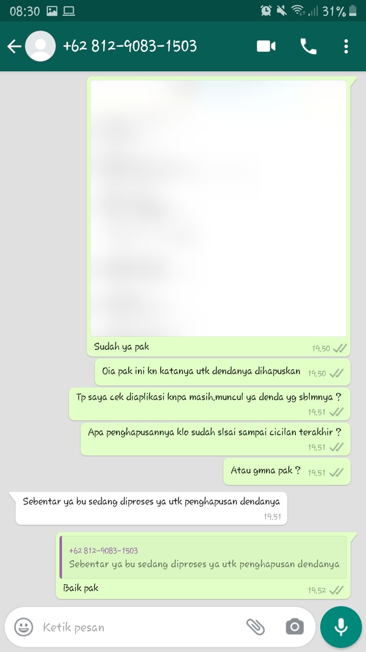 Penghapusan Denda Tidak Kunjung Diproses oleh Indodana Media Konsumen