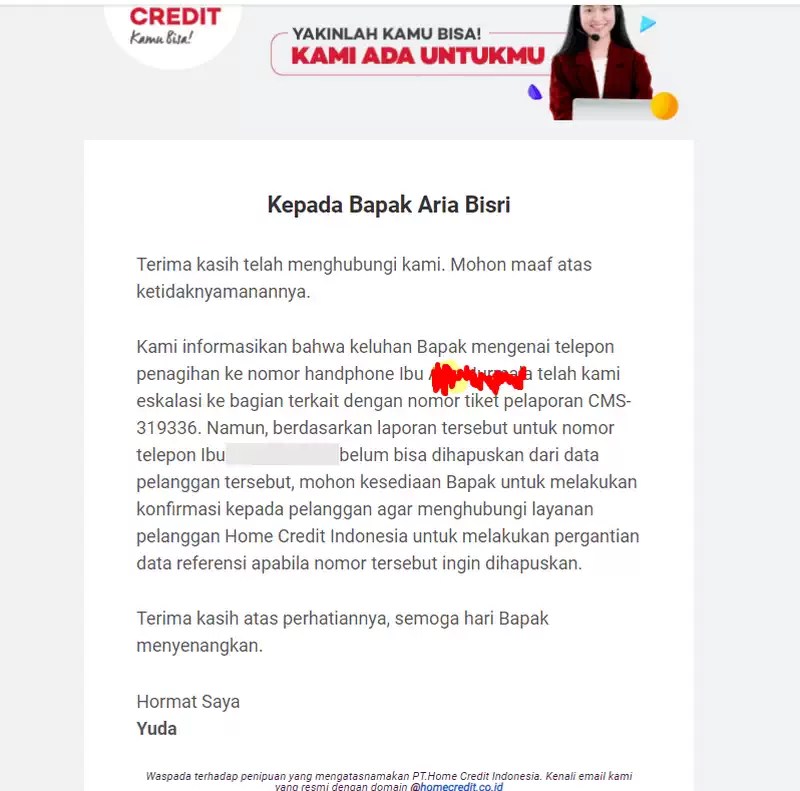 Teror Home Credit - Media Konsumen