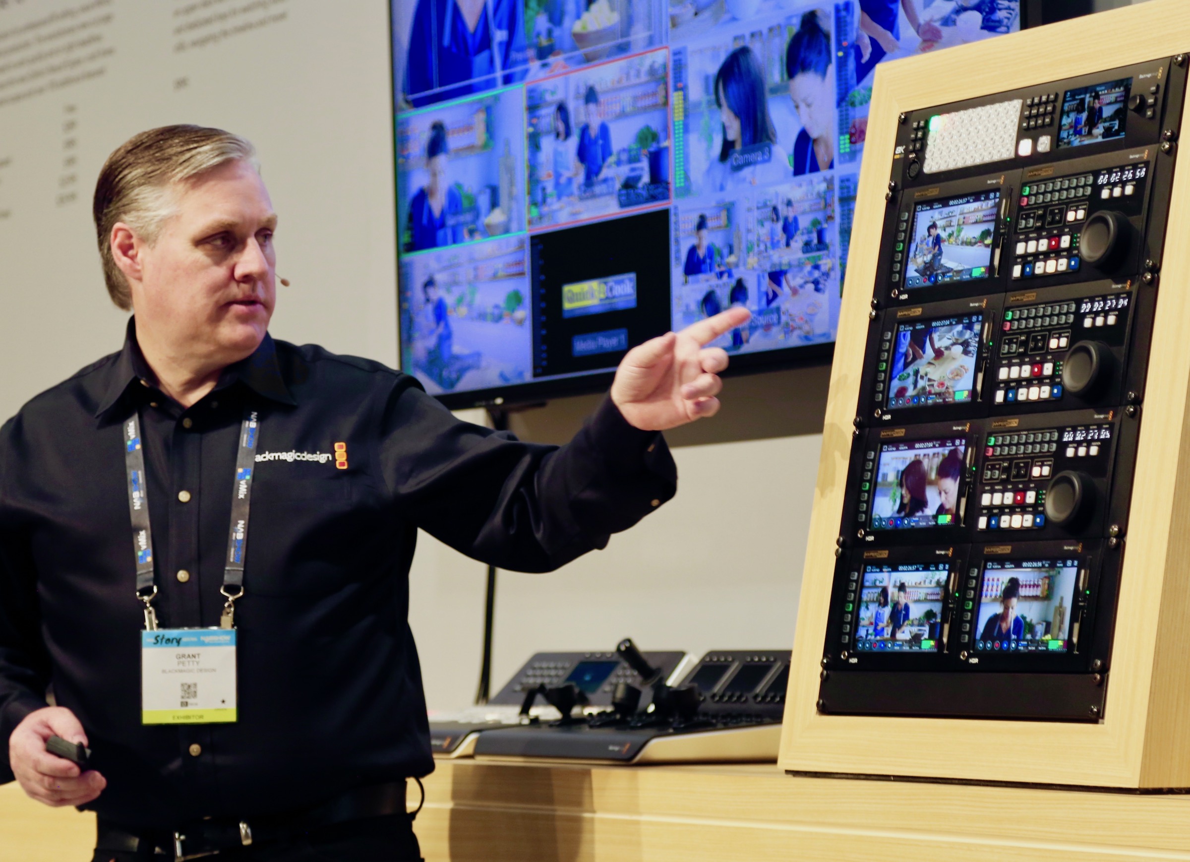 Mediakwest NAB 2019 un mélangeur 8K chez Blackmagic Design