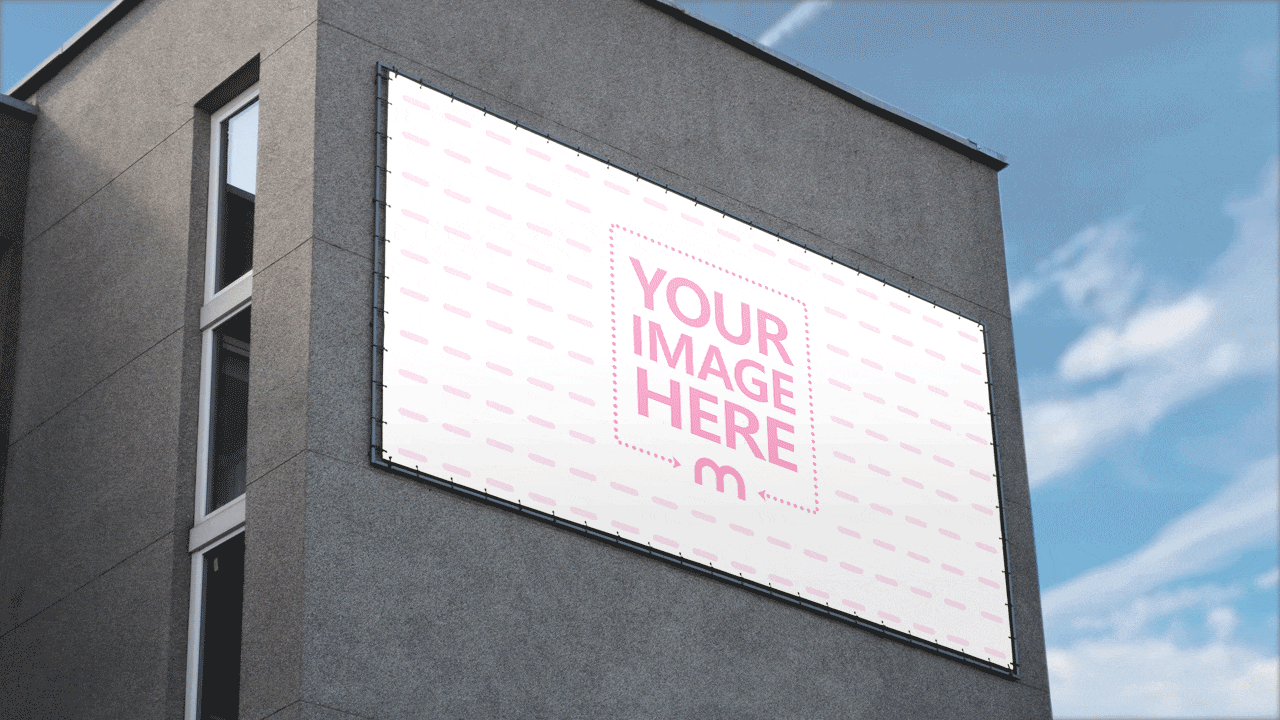 Free Animated Billboard PSD Mockup Mediamodifier