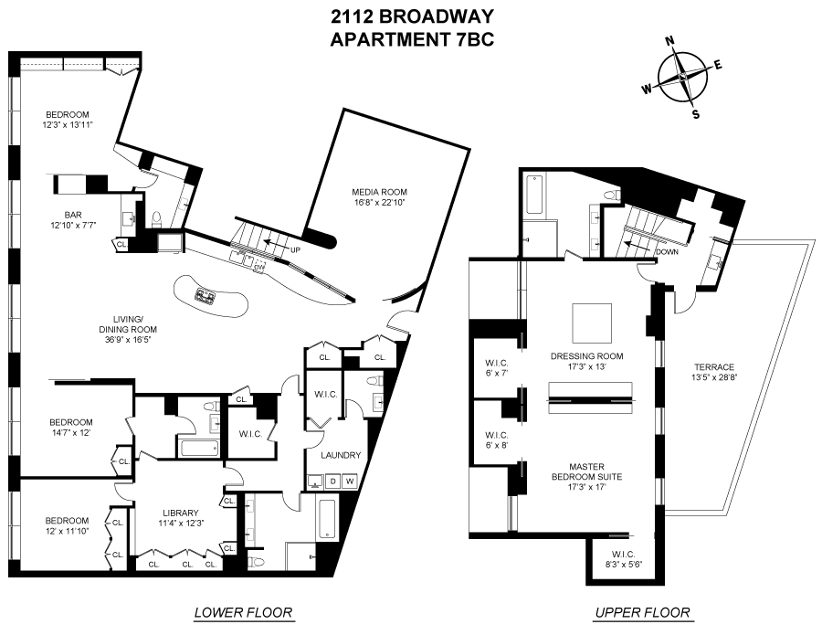 Corcoran, 2112 Broadway, Apt. PHB, Upper West Side Real Estate