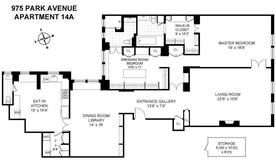 975 Park Avenue, Apt 14a, UES, 10028 ELIKA New York