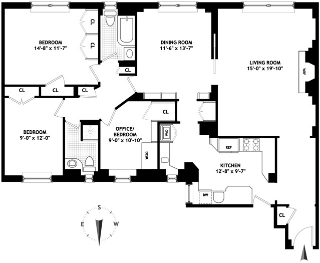 Corcoran, 4 East 95th Street, Apt. 2C, Carnegie Hill Real Estate
