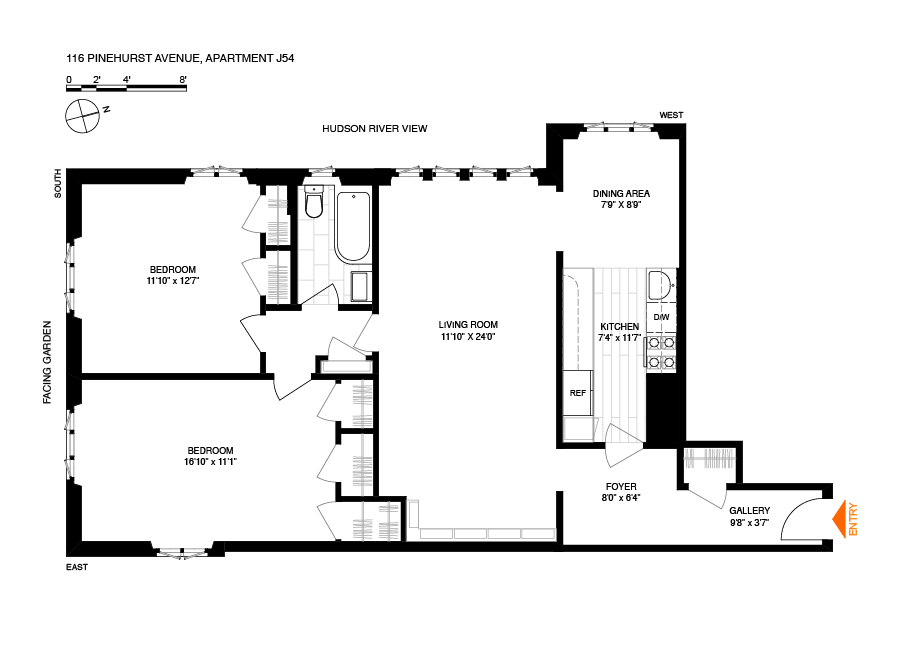 116 Pinehurst Avenue, Apt J54, Hudson Heights, 10033 ELIKA New York