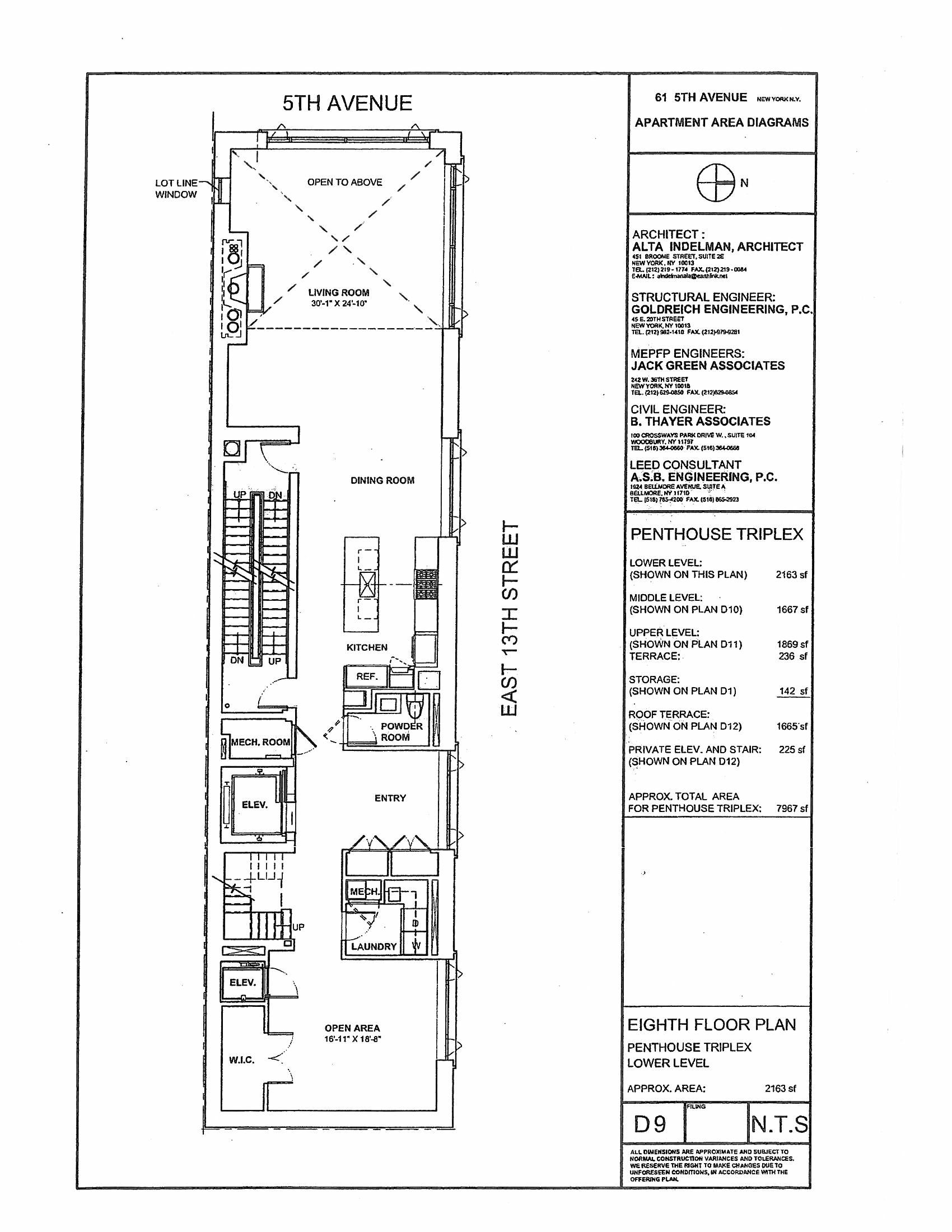 Corcoran, 61 Fifth Avenue, Apt. PH, Greenwich Village Rentals